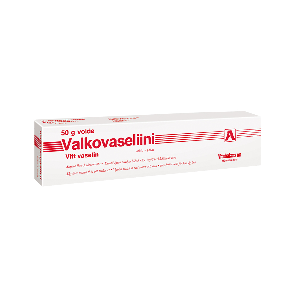 Valkovaseliini (1 × 50g) – Koivu Apteekki, Tampere I Palvelua terveytesi  hyväksi