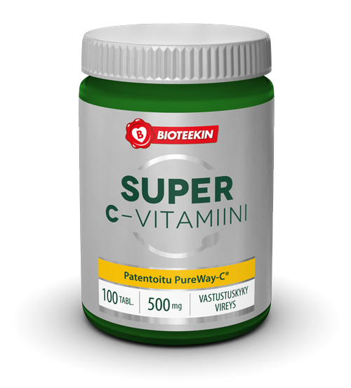 Super C-vitamiini (1 × 100tabl) – Koivu Apteekki, Tampere I Palvelua  terveytesi hyväksi