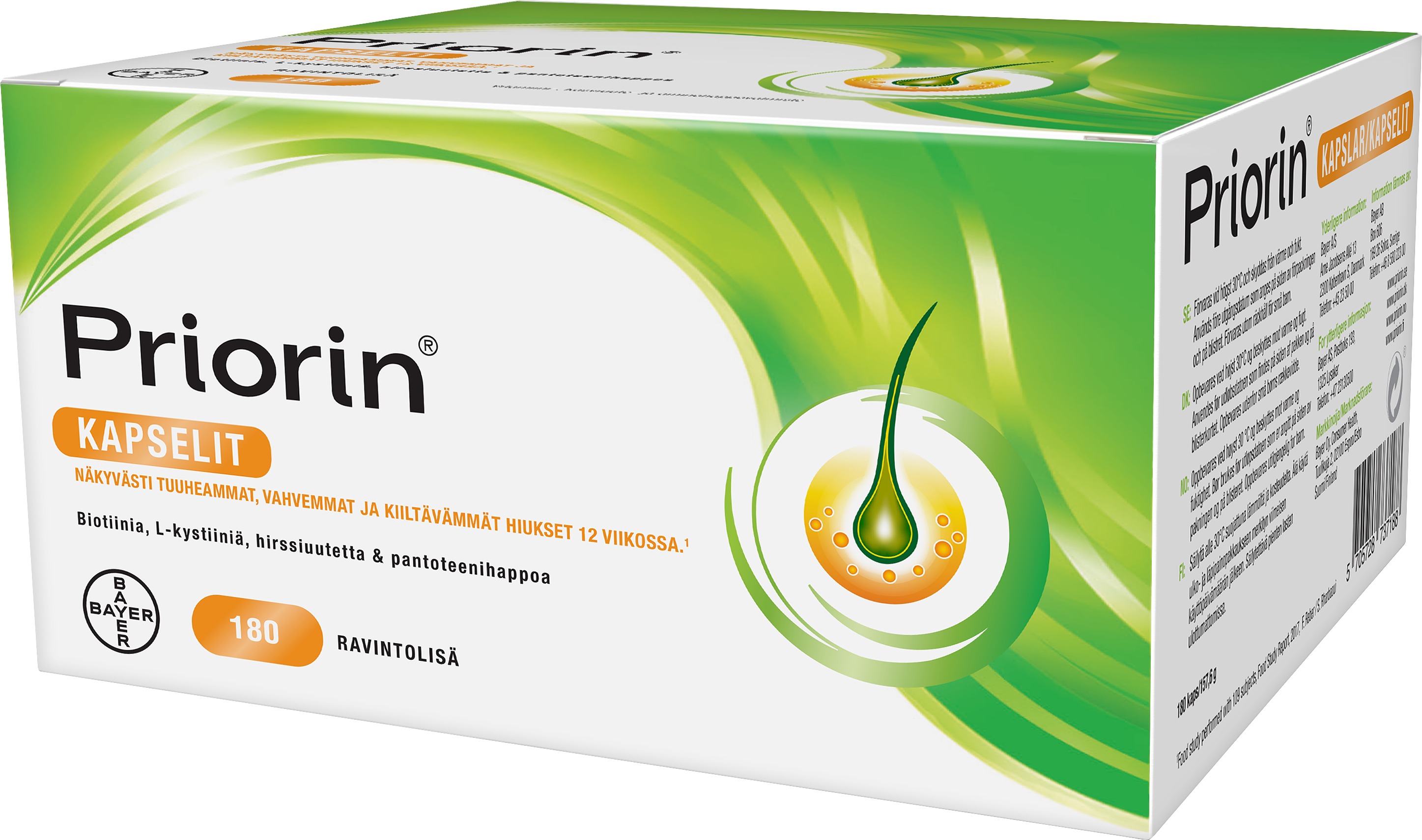 Tableta Priorin Priorin kapselit = 64,90 € – Karhu Apteekki