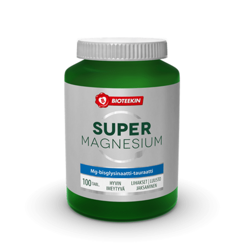 Super Magnesium (1 × 100tabl) – Koivu Apteekki, Tampere I Palvelua  terveytesi hyväksi