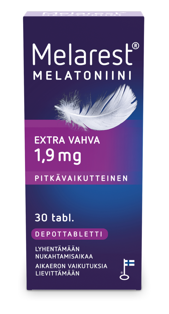 Melarest 1,9 mg Pitkävaikutteinen (1 × 30tabl) – Rovaniemen Keskusapteekin  verkkokauppa