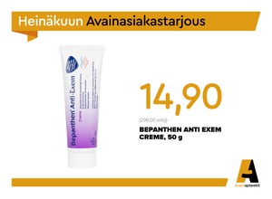 Heinäkuun Avainasiakastarjous