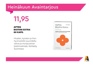 Heinäkuun kauneustarjous