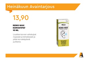 Heinäkuun Avainasiakastarjous