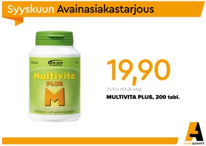 Syyskuun Avainasiakastarjous