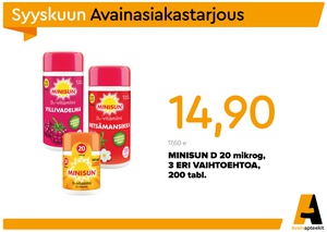 Syyskuun Avainasiakastarjous