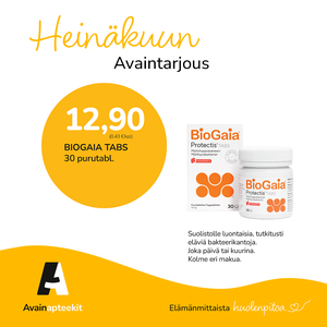 Heinäkuun Avaintarjous