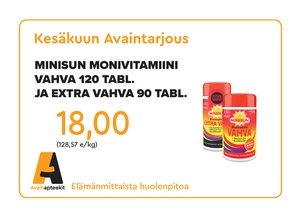 Kesäkuun Avaintarjous