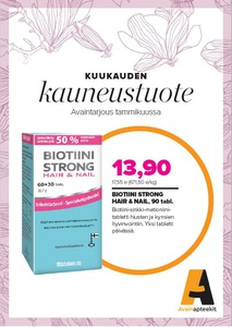 Tammikuun Avainasiakastarjous