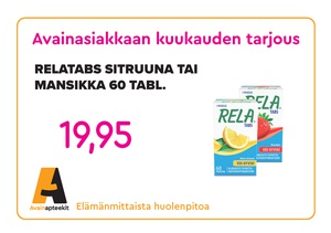 Huhtikuun Avainasiakastarjous