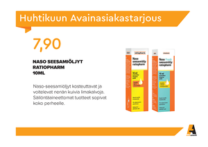 Huhtikuun Avainasiakastarjous