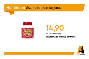 Huhtikuun Avaintarjous