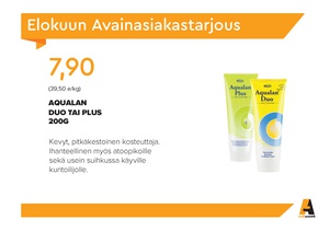 Elokuun Avainasiakastarjous