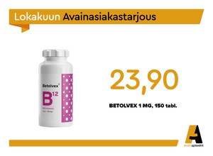 Lokakuun Avainasiakastarjous