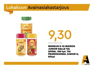 Lokakuun Avainasiakastarjous