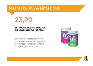 Marraskuun Avainasiakastarjous