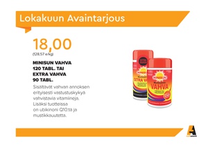 Lokakuun Avainasiakastarjous