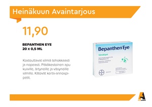 Heinäkuun Avainasiakastarjous