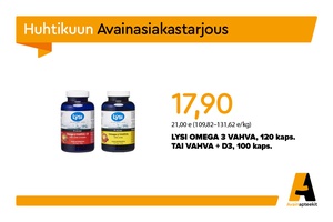 Huhtikuun Avaintarjous