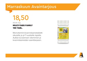 Marraskuun Avainasiakastarjous