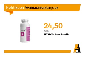 Huhtikuun Avaintarjous