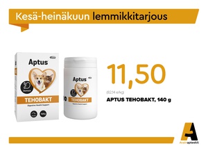 Kesä-heinäkuun lemmikkitarjous