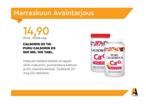 Marraskuun Avainasiakastarjous