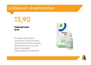 Lokakuun Avainasiakastarjous