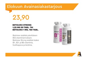 Elokuun Avainasiakastarjous