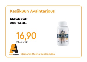 Kesäkuun Avaintarjous