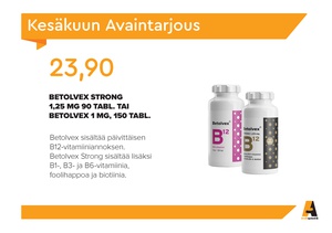Kesäkuun Avainasiakastarjous