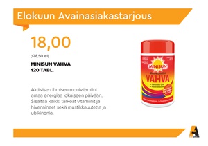 Elokuun Avainasiakastarjous