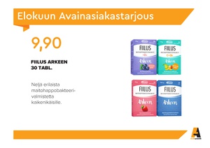 Elokuun Avainasiakastarjous