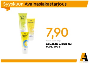 Syyskuun Avainasiakastarjous