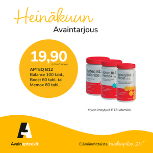 Heinäkuun Avaintarjous