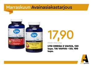 Marraskuun Avainasiakastarjous