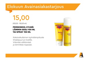 Elokuun Avainasiakastarjous