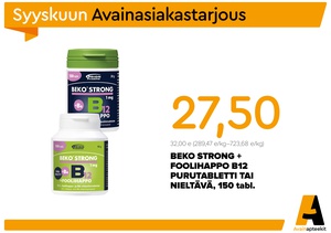 Syyskuun Avainasiakastarjous