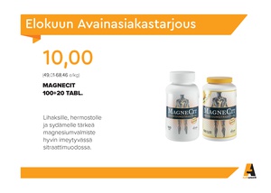 Elokuun Avainasiakastarjous