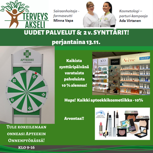 TerveysAkselin uudet palvelut