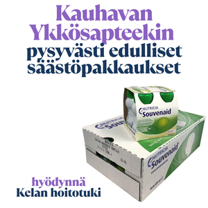 Tiesitkö, että Souvenaid-ostoihin on mahdollista saada joissain tilanteissa Kelan hoitotukea?