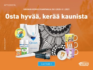 Orionin keräilykampanja on taas täällä!