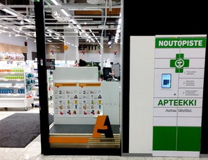 Tilaa ja nouda! Noutolokero auttaa kiireistä apteekkiasiakasta