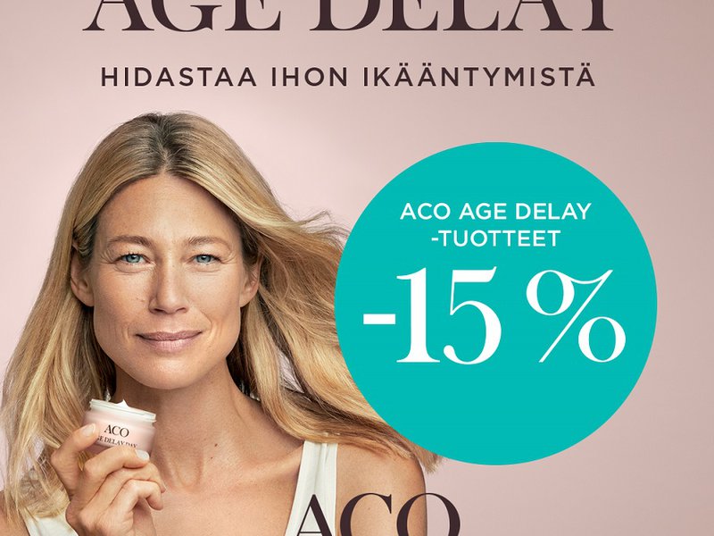 Aco Age Delay -tuotteet -15%