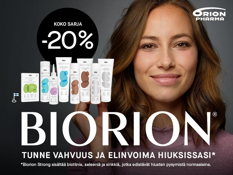 Biorion hiusten hyvinvointiin – laadukkaat hiustenhoitotuotteet ja ravintolisät vahvoille, elinvoimaisille hiuksille. Tutustu koko sarjaan ja löydä suosikkisi. hiusten hyvinvointi, hiusten kasvu, vahvat hiukset, hiustenhoito, biotiini, sinkki, seleeni,