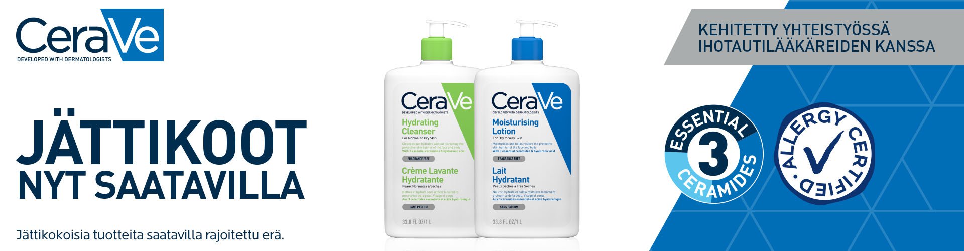 Hajusteeton CeraVe-voide kasvoille ja vartalolle vahvistaa ihon luonnollista suojamuuria.CeraVe-kosteusvoide vahvistaa ihon luonnollista suojamuuria ja kosteuttaa jopa 24 tuntia.dermatologien kehittämä.Kaikille ihotyypeille.lisää kosteutusta.3 keramidia
