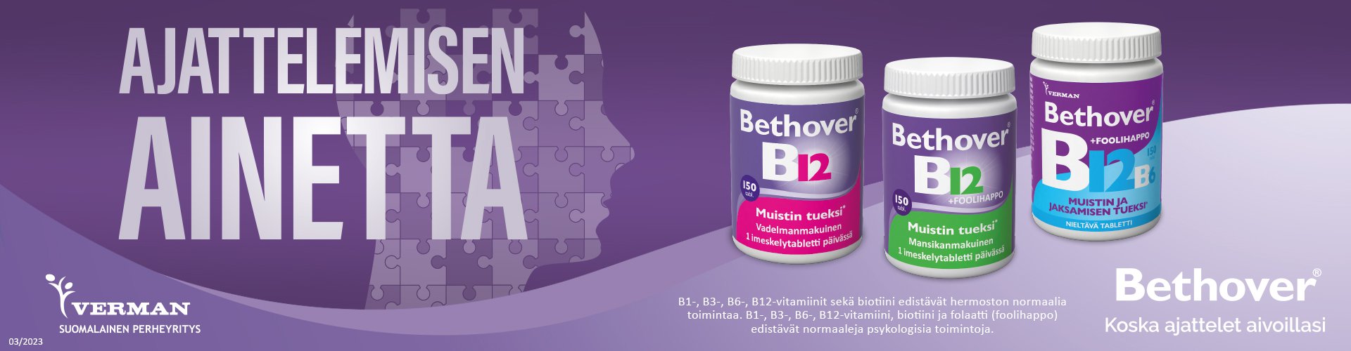 B12-VITAMIINI BETHOVER MUISTI