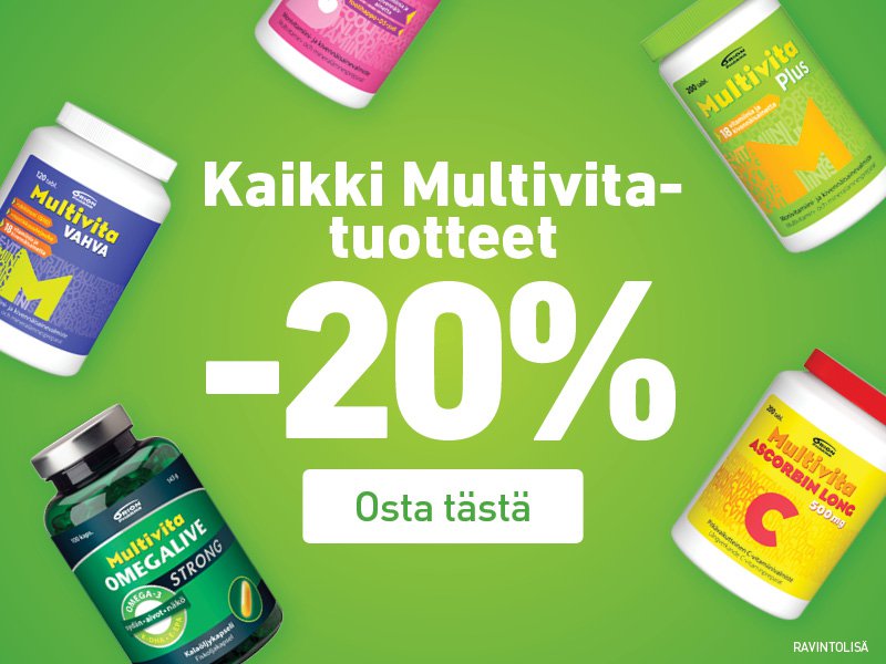 Multivita vitamiinit edullisesti!