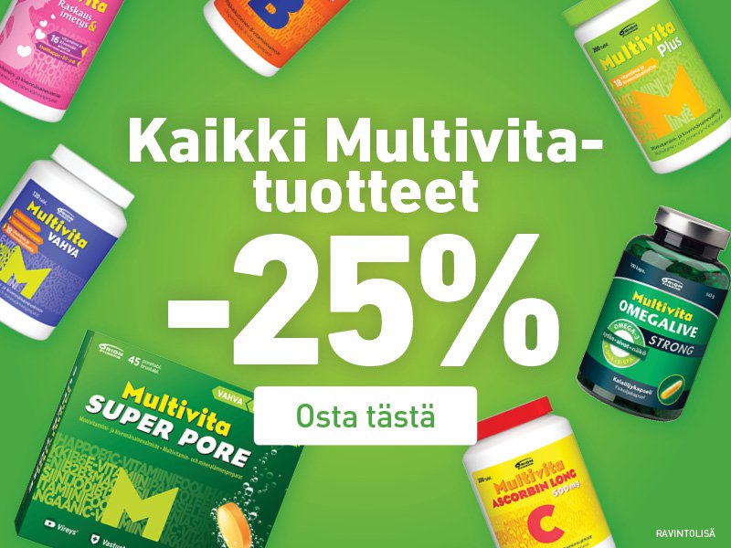 Koko perheelle vitamiinit edullisesti!