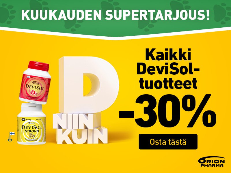 Devisol valmisteet edullisesti!